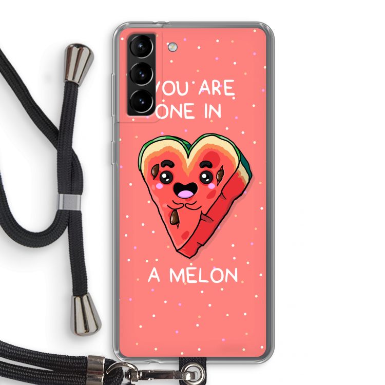 One In A Melon: Samsung Galaxy S21 Plus Transparant Hoesje met koord