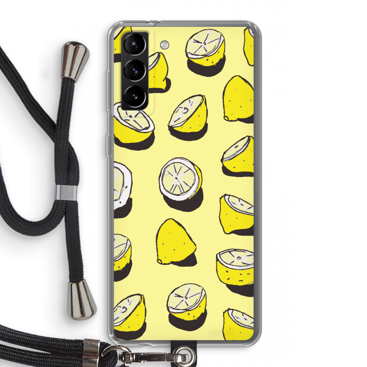 When Life Gives You Lemons...: Samsung Galaxy S21 Plus Transparant Hoesje met koord