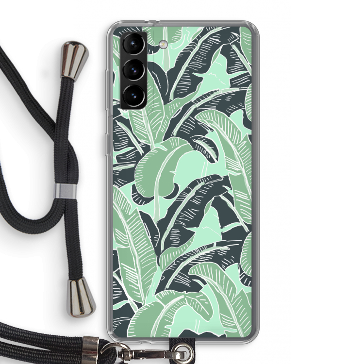 This Sh*t Is Bananas: Samsung Galaxy S21 Plus Transparant Hoesje met koord