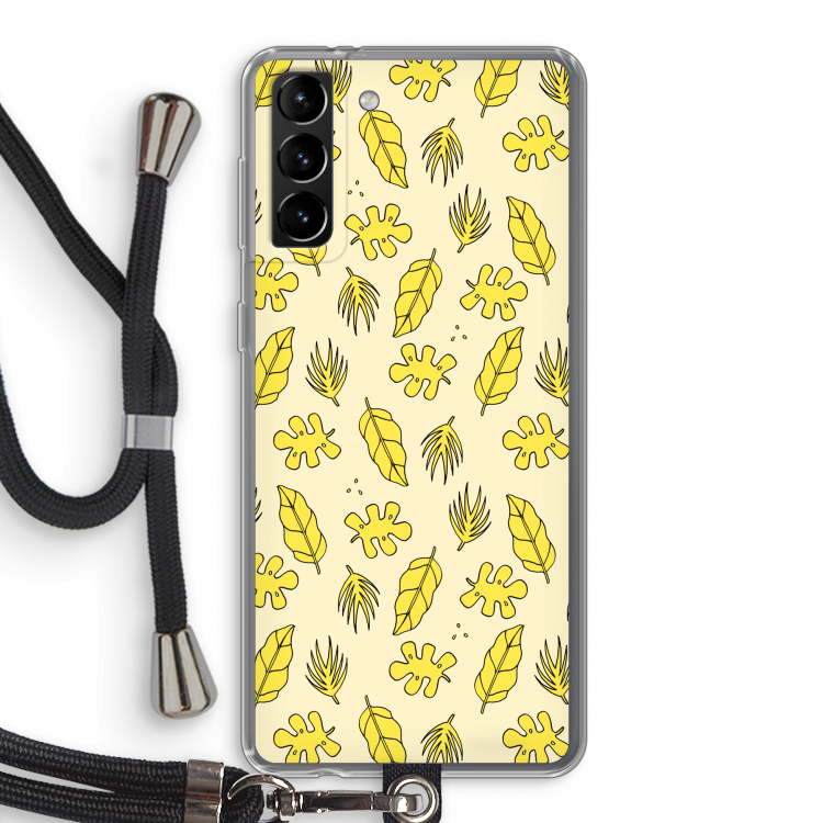 Herfst: Samsung Galaxy S21 Plus Transparant Hoesje met koord