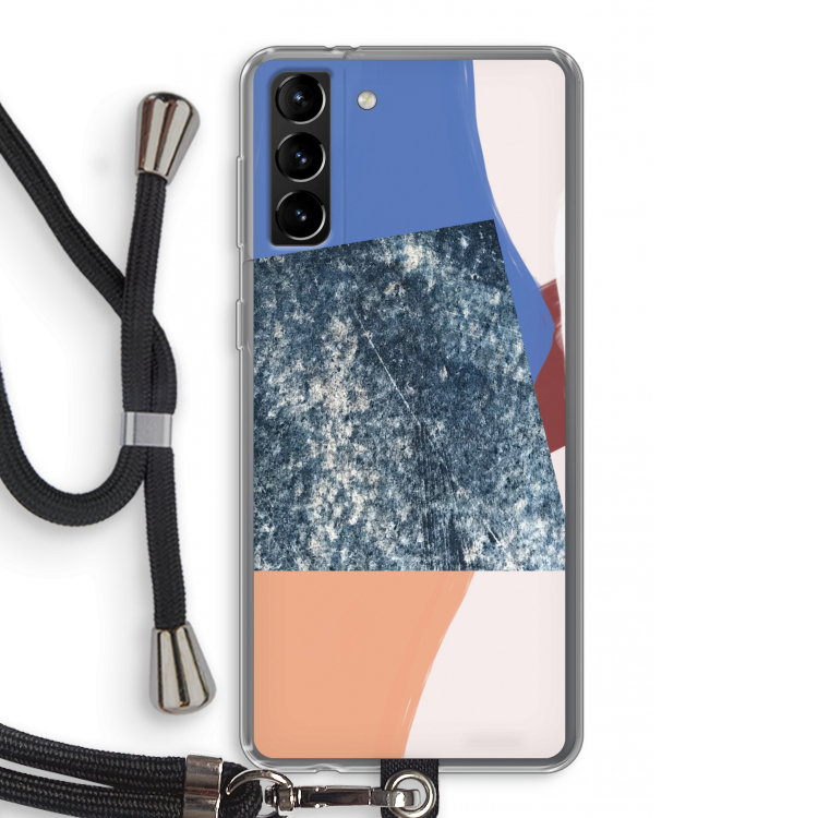 Billy: Samsung Galaxy S21 Plus Transparant Hoesje met koord