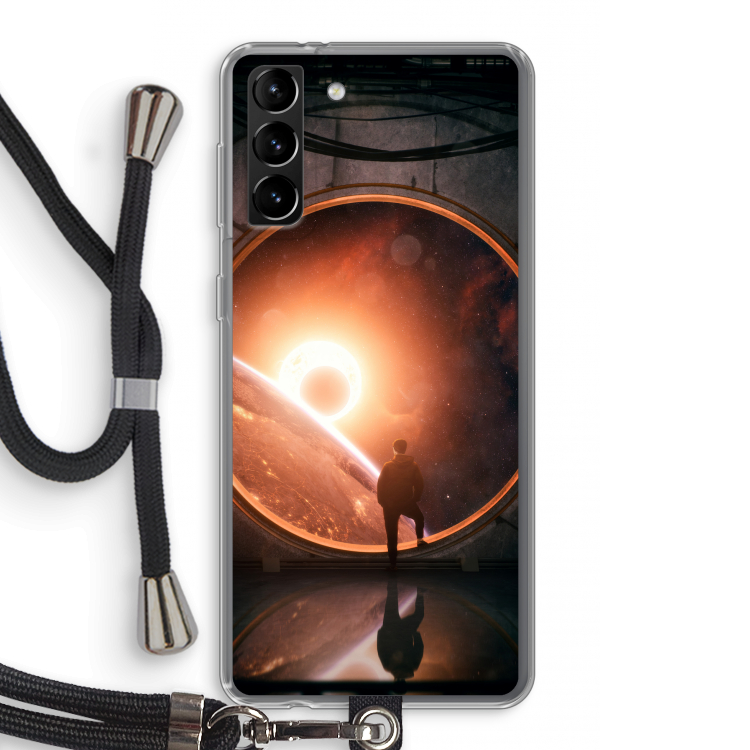 Ephemeral: Samsung Galaxy S21 Plus Transparant Hoesje met koord