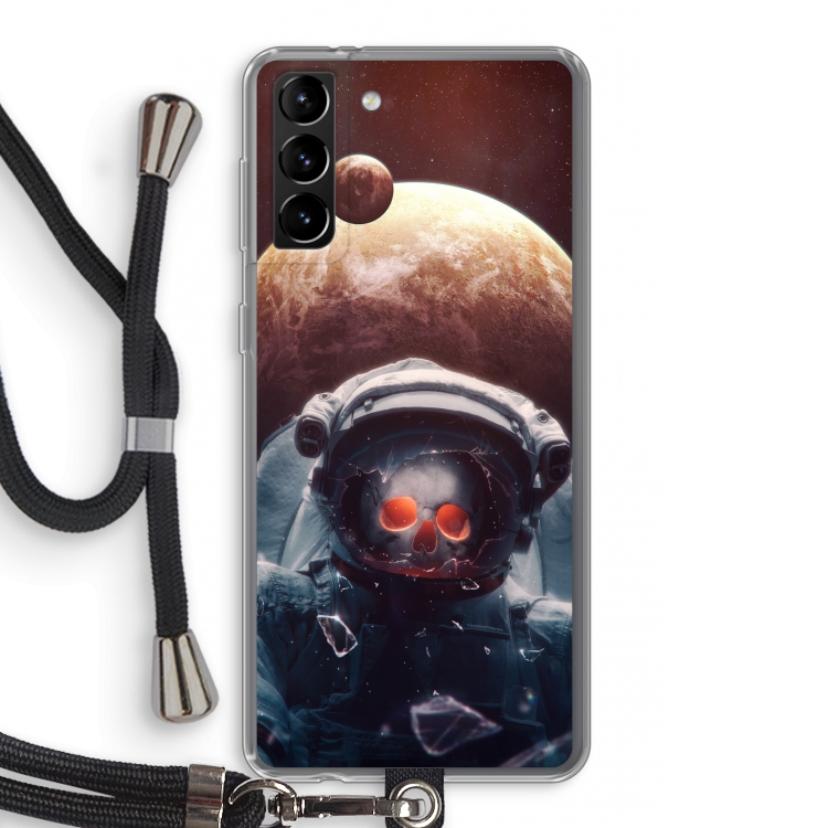 Voyager: Samsung Galaxy S21 Plus Transparant Hoesje met koord