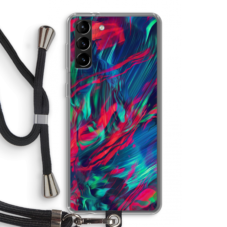 Pilgrims Of The Sea: Samsung Galaxy S21 Plus Transparant Hoesje met koord