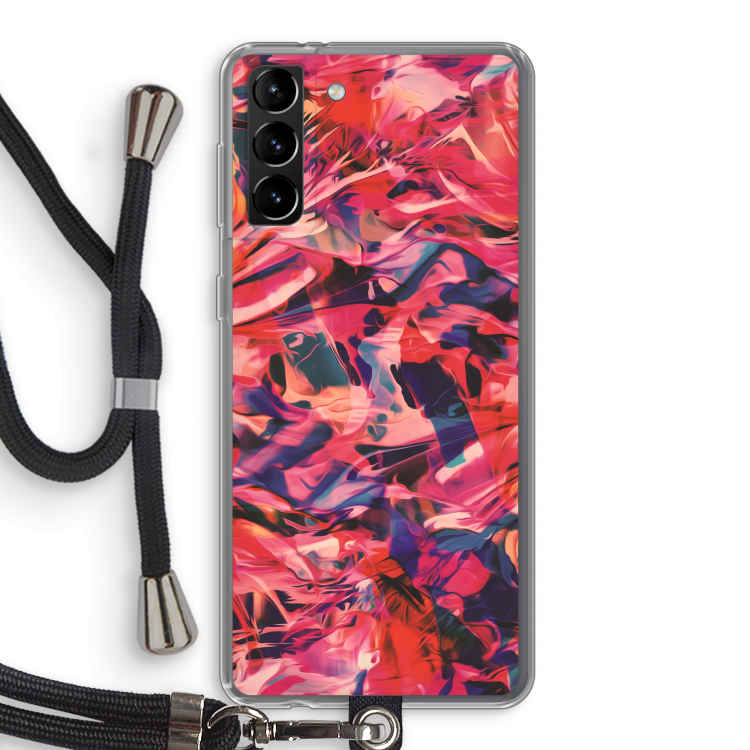 California: Samsung Galaxy S21 Plus Transparant Hoesje met koord