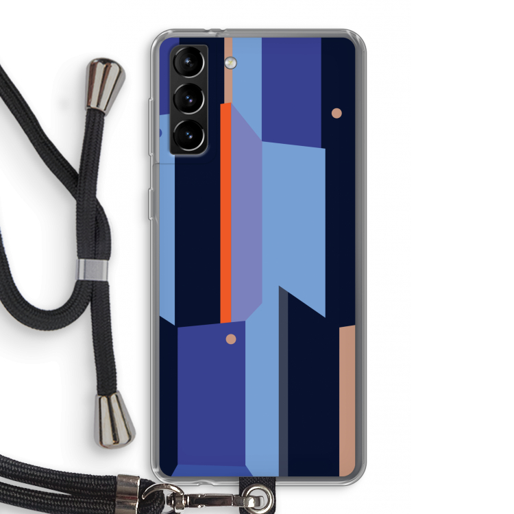 Gestalte 3: Samsung Galaxy S21 Plus Transparant Hoesje met koord