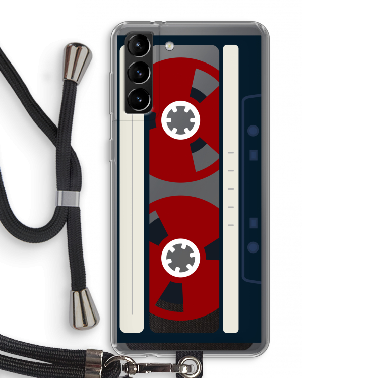 Here's your tape: Samsung Galaxy S21 Plus Transparant Hoesje met koord