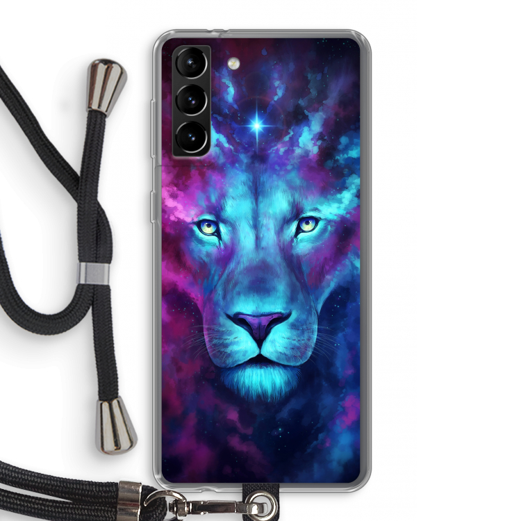 Firstborn: Samsung Galaxy S21 Plus Transparant Hoesje met koord