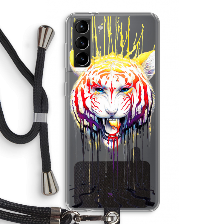 Fading: Samsung Galaxy S21 Plus Transparant Hoesje met koord