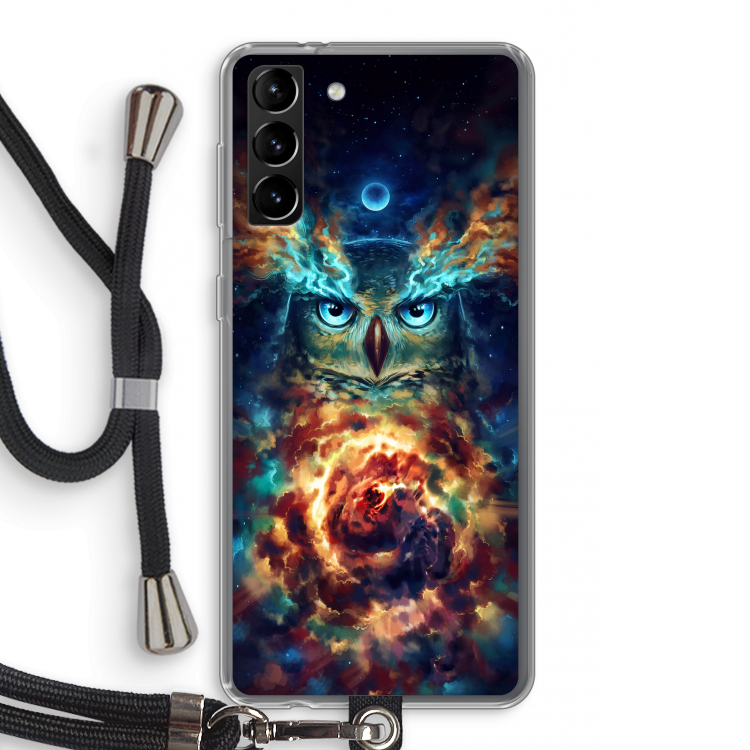 Aurowla: Samsung Galaxy S21 Plus Transparant Hoesje met koord