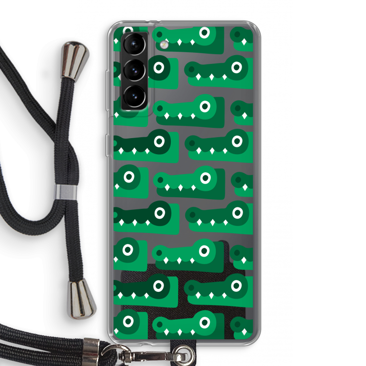 Crocs: Samsung Galaxy S21 Plus Transparant Hoesje met koord