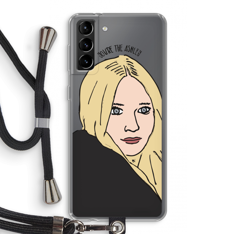 Ashley: Samsung Galaxy S21 Plus Transparant Hoesje met koord