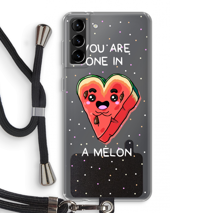 One In A Melon: Samsung Galaxy S21 Plus Transparant Hoesje met koord
