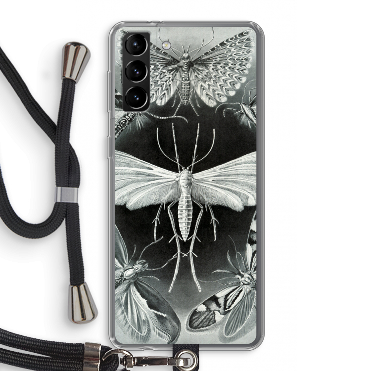Haeckel Tineida: Samsung Galaxy S21 Plus Transparant Hoesje met koord