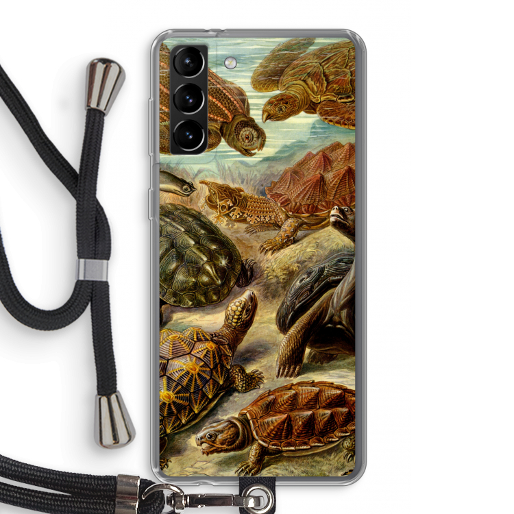 Haeckel Chelonia: Samsung Galaxy S21 Plus Transparant Hoesje met koord