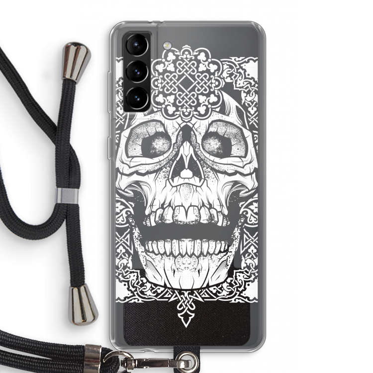 Seek & Destroy: Samsung Galaxy S21 Plus Transparant Hoesje met koord