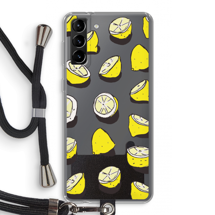 When Life Gives You Lemons...: Samsung Galaxy S21 Plus Transparant Hoesje met koord