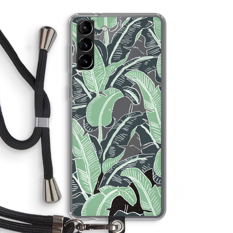 This Sh*t Is Bananas: Samsung Galaxy S21 Plus Transparant Hoesje met koord