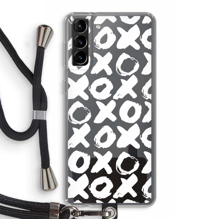 XOXO: Samsung Galaxy S21 Plus Transparant Hoesje met koord