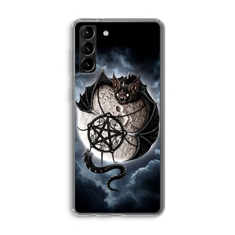 Volle maan: Samsung Galaxy S21 Plus Transparant Hoesje