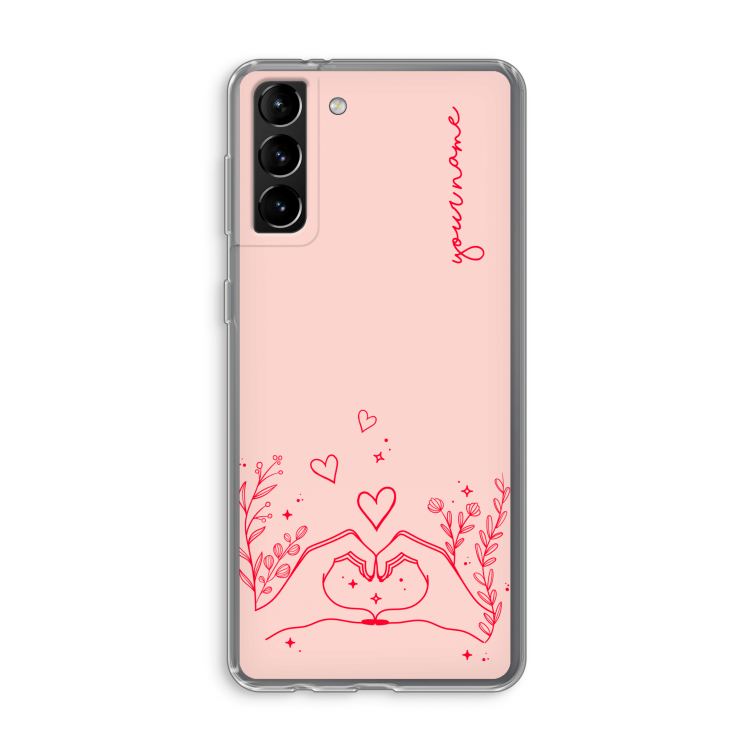 Love is in the air: Samsung Galaxy S21 Plus Transparant Hoesje