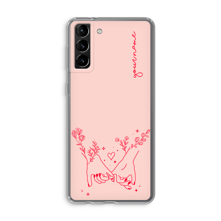 Best Friends: Samsung Galaxy S21 Plus Transparant Hoesje