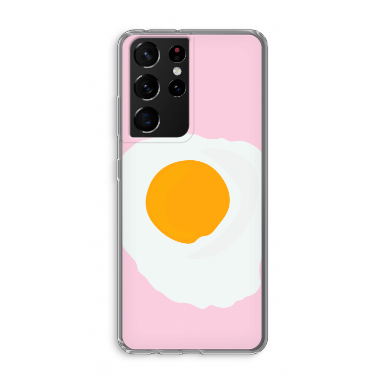 Sunny side up: Samsung Galaxy S21 Ultra Transparant Hoesje