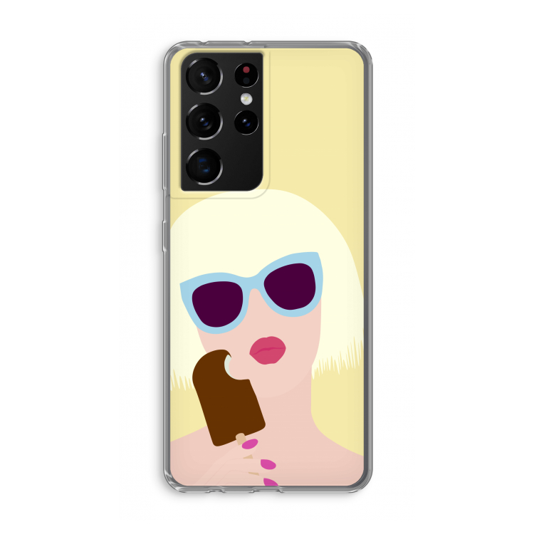 Ice cream: Samsung Galaxy S21 Ultra Transparant Hoesje