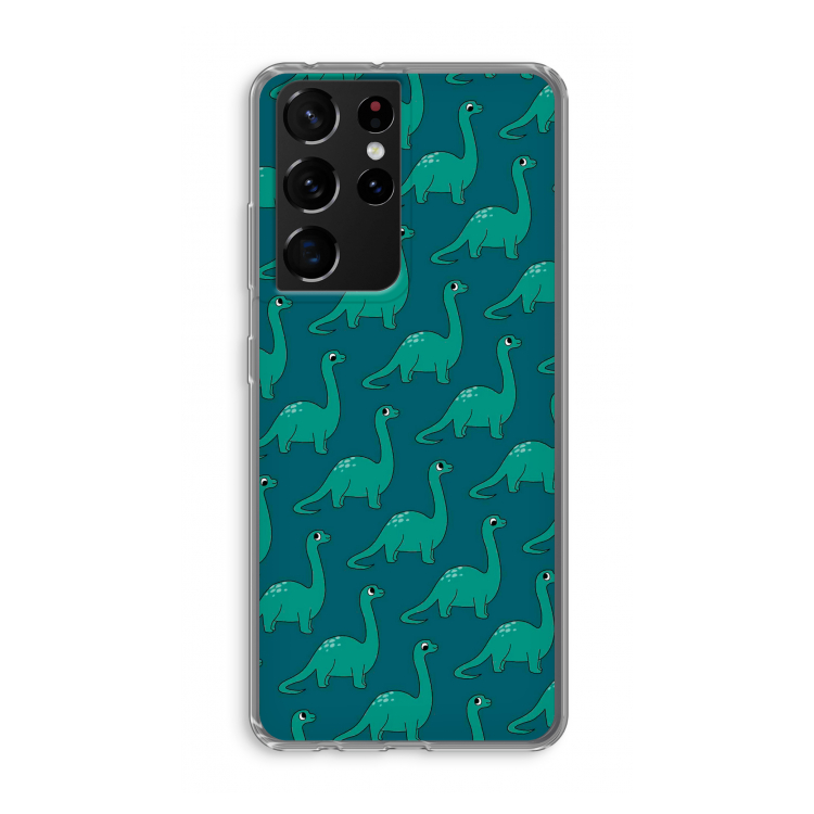 Diplodocus: Samsung Galaxy S21 Ultra Transparant Hoesje