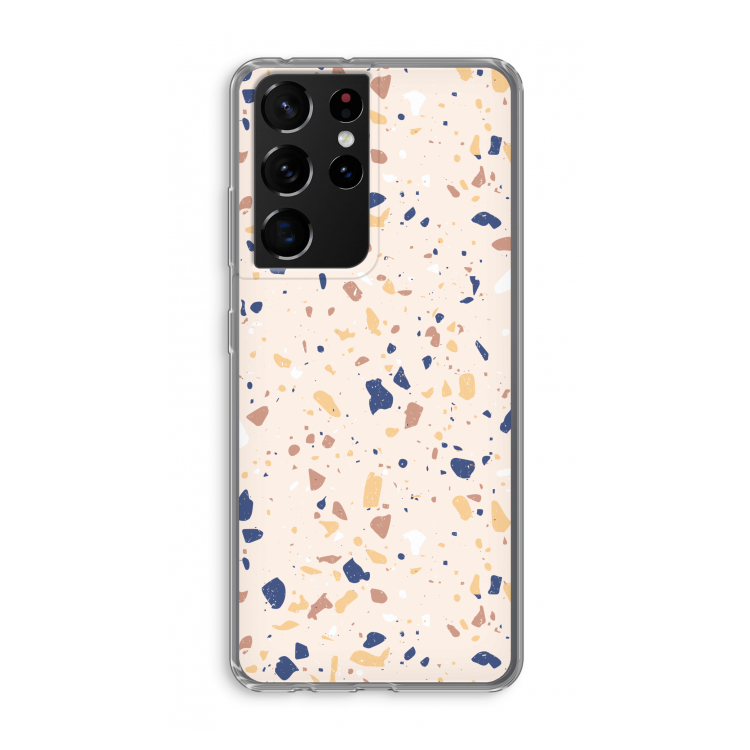 Terrazzo N°23: Samsung Galaxy S21 Ultra Transparant Hoesje