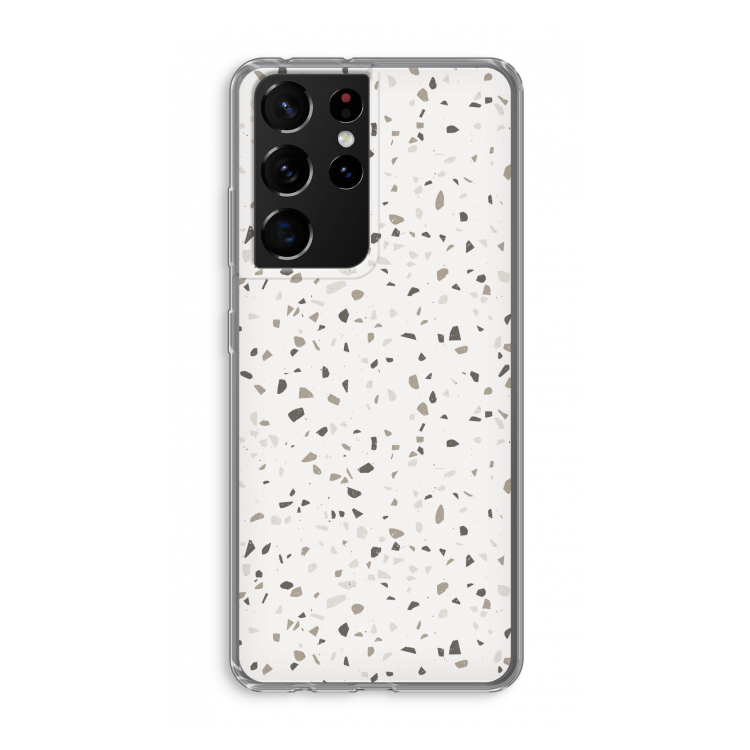 Terrazzo N°14: Samsung Galaxy S21 Ultra Transparant Hoesje