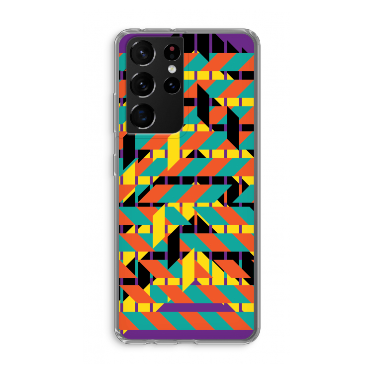 Skew Bee 2: Samsung Galaxy S21 Ultra Transparant Hoesje