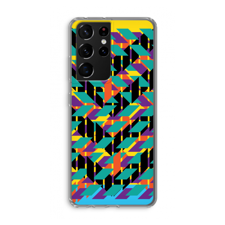 Skew Bee 1: Samsung Galaxy S21 Ultra Transparant Hoesje