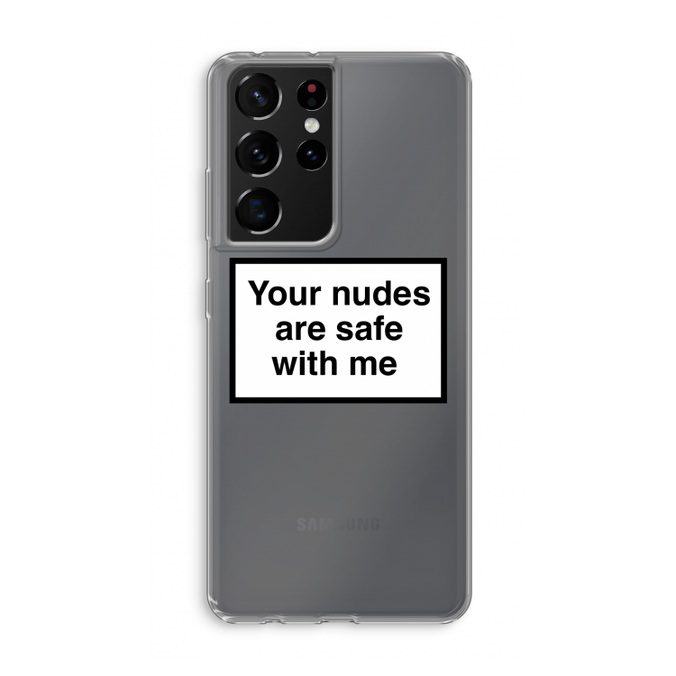 Safe with me: Samsung Galaxy S21 Ultra Transparant Hoesje