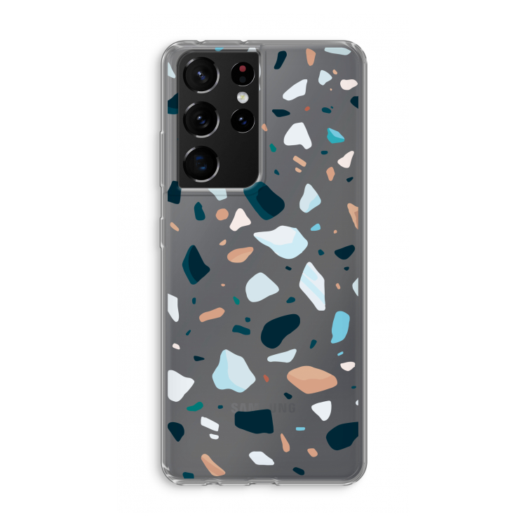 Terrazzo N°13: Samsung Galaxy S21 Ultra Transparant Hoesje