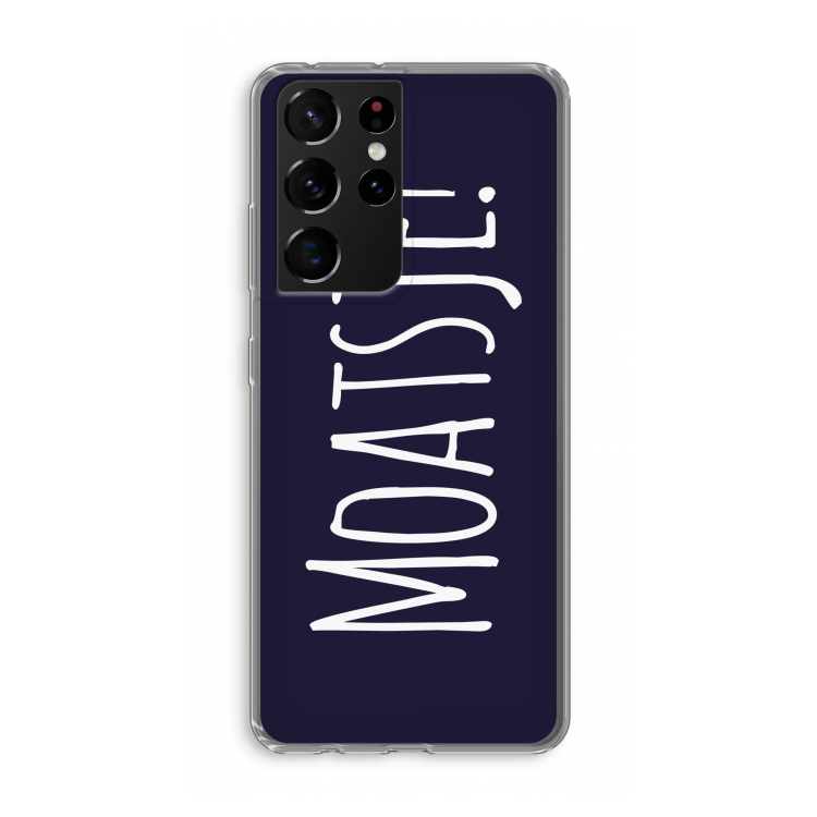 Moatsje!: Samsung Galaxy S21 Ultra Transparant Hoesje