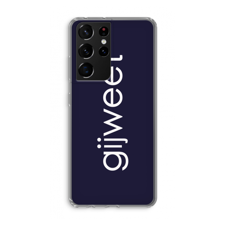 Gijweet: Samsung Galaxy S21 Ultra Transparant Hoesje
