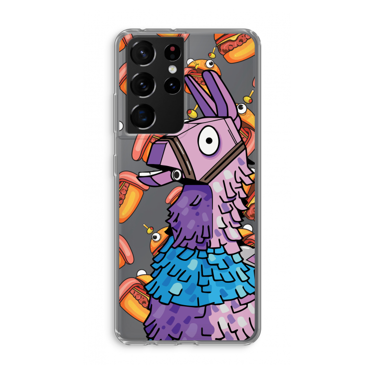 Loot Burger: Samsung Galaxy S21 Ultra Transparant Hoesje