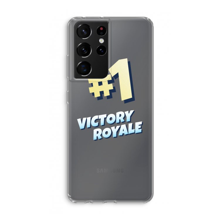 Victory Royale: Samsung Galaxy S21 Ultra Transparant Hoesje