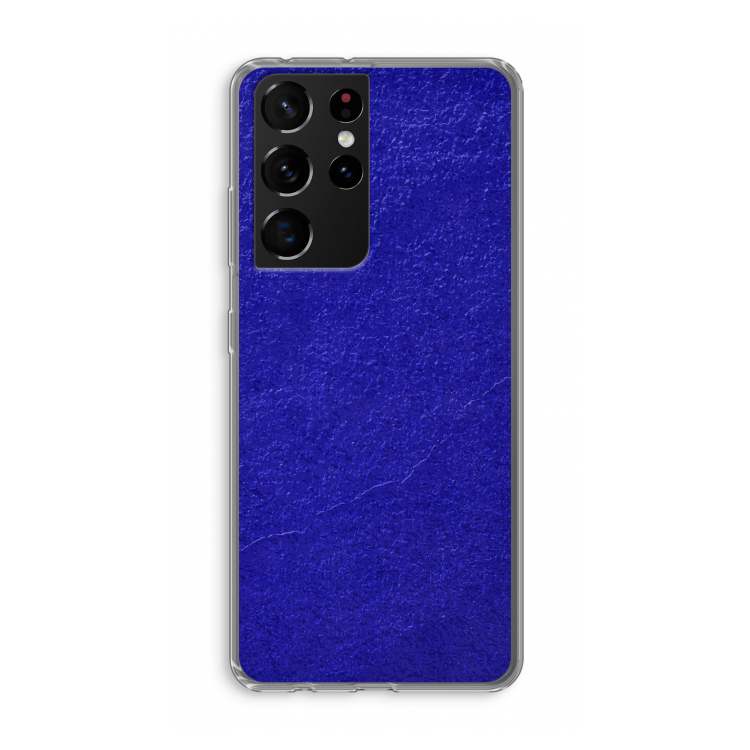 Majorelle Blue: Samsung Galaxy S21 Ultra Transparant Hoesje