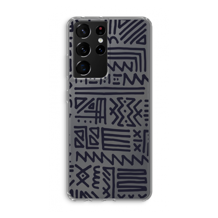Marrakech print: Samsung Galaxy S21 Ultra Transparant Hoesje