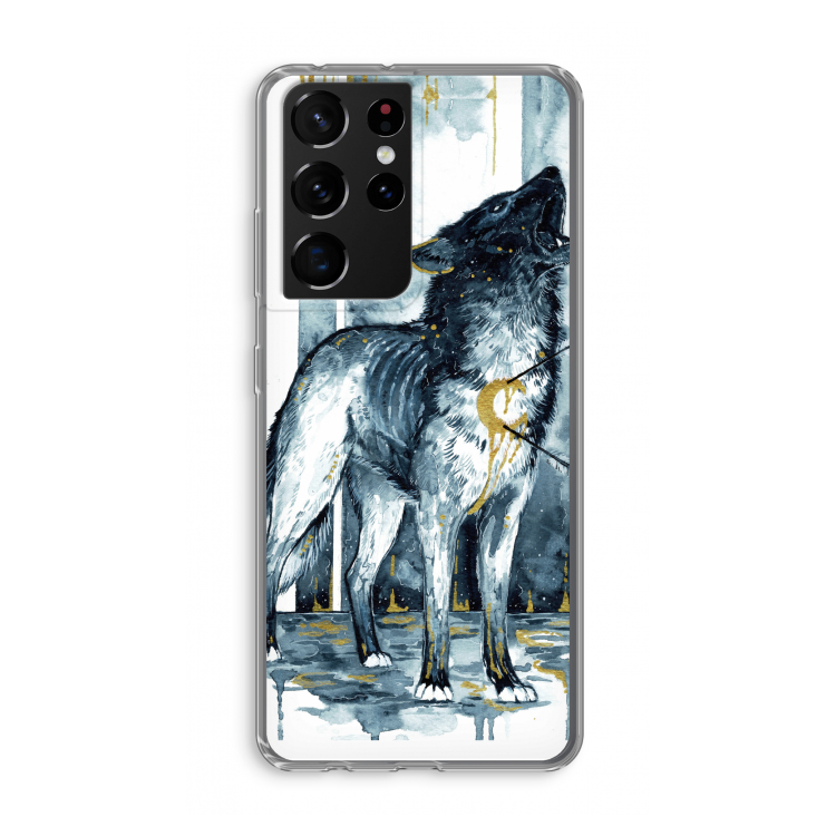 Bleeding Soul: Samsung Galaxy S21 Ultra Transparant Hoesje