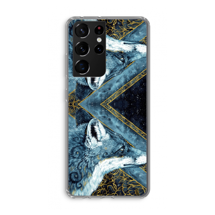 Golden Fox: Samsung Galaxy S21 Ultra Transparant Hoesje