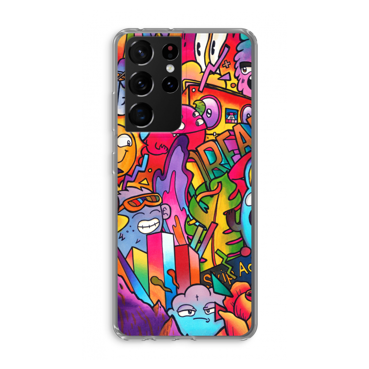 Dreams: Samsung Galaxy S21 Ultra Transparant Hoesje