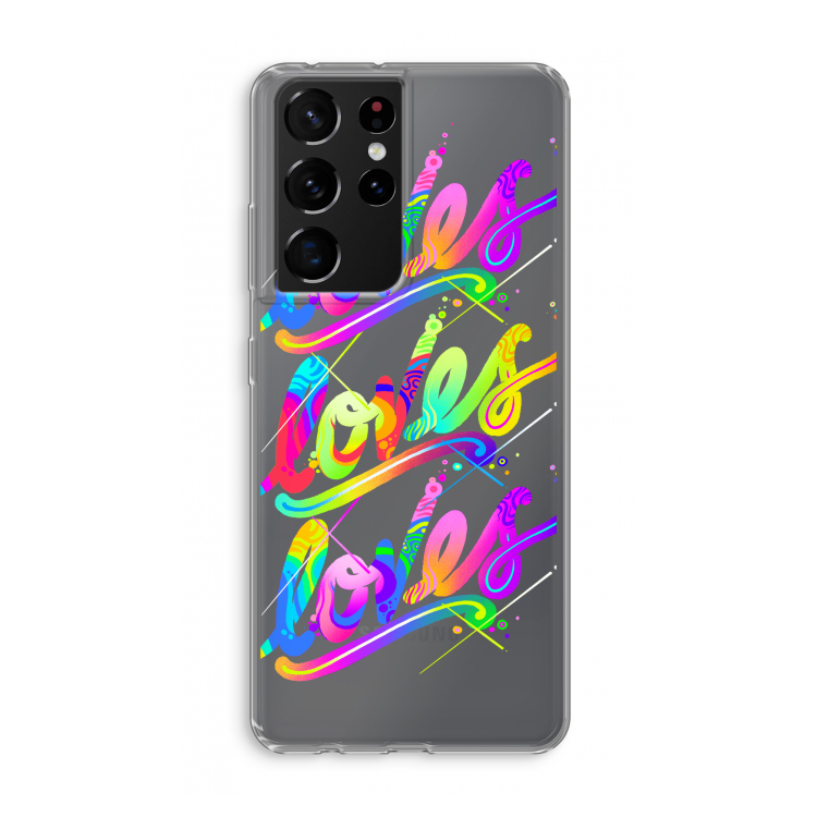 Loves: Samsung Galaxy S21 Ultra Transparant Hoesje