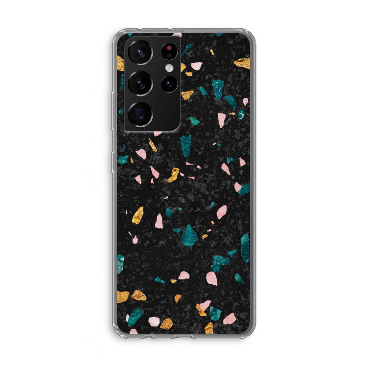 Terrazzo N°10: Samsung Galaxy S21 Ultra Transparant Hoesje