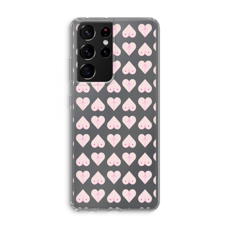 Ass 'n Titties: Samsung Galaxy S21 Ultra Transparant Hoesje