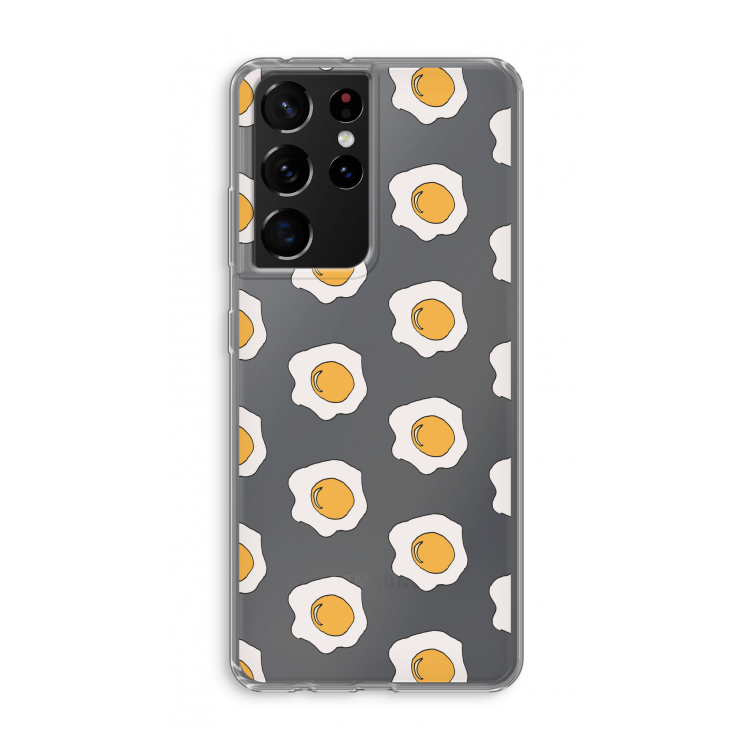 Bacon to my eggs #1: Samsung Galaxy S21 Ultra Transparant Hoesje