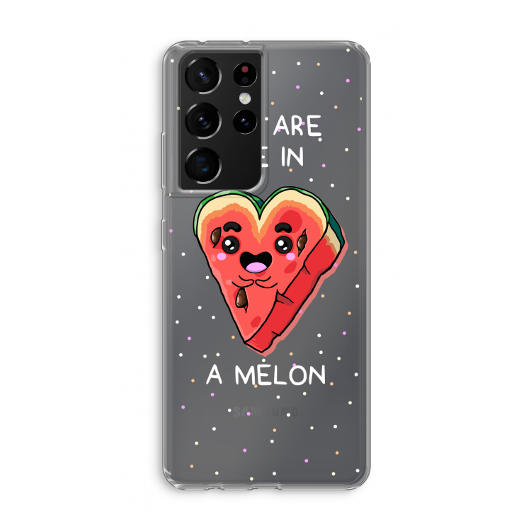 One In A Melon: Samsung Galaxy S21 Ultra Transparant Hoesje