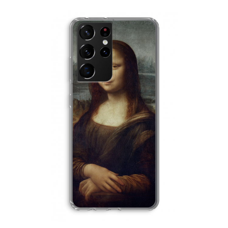 Mona Lisa: Samsung Galaxy S21 Ultra Transparant Hoesje